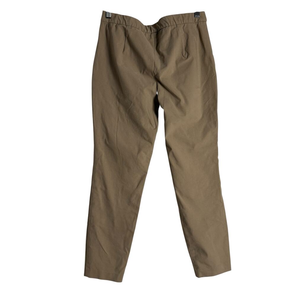 Theory Thaniel Approach Khaki Tan Slim Fit Pull-On Office Work Pants Size 4 - Picture 7 of 8